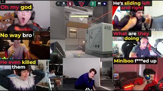 Valorant prosstreamers reacts to DRX Flashbacks full defuse clutch against TH [upl. by Atiuqaj]