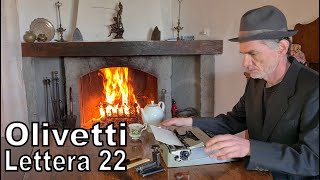 Olivetti Lettera 22 a typewriter from 1950 its hystory amp how does it work Video N°53 [upl. by Nodnas517]