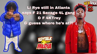 Pray for lil Rye NEW FOOTAGE of him STILL N ATLANTA BACK at the SAME MALL SAYIN F 21 Savage 4L GANG [upl. by Bible]