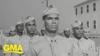 Honoring America’s 1st Black Marines on Veterans Day l GMA [upl. by Creamer]