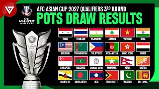 🔴 Pots Draw Results AFC Asian Cup 2027 Qualifiers  Group Stage [upl. by Kyne]