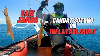 CANDAT SOTONG MENGGUNAKAN BOT ANGIN vlog69 inflatableboatfishing unlimitedfishing unlimitedhobby [upl. by Erihppas]