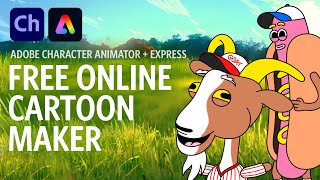 Free Online Cartoon Maker Adobe Express Tutorial [upl. by Mordecai]