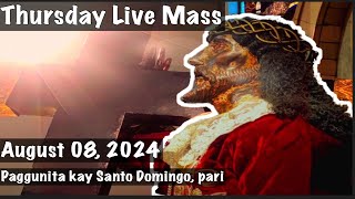 Quiapo Church Live Mass Today August 08 2024 Thursday [upl. by Sammer354]