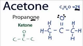 Acetone Lewis Structure How to Draw the Lewis Structure for Acetone [upl. by Monaco]