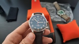 Unboxing 📦 Sturmanskie Gagarin Heritage Automatic Grey Pilots Watch 24164005400 [upl. by Nnyrat]