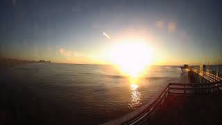 Todays 11172024 Margate Sunrise from Margate Fishing Pier [upl. by Suchta]