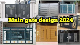 MAIN gate design ideas 2024  house fort Gate design  iron gate design [upl. by Wauters]