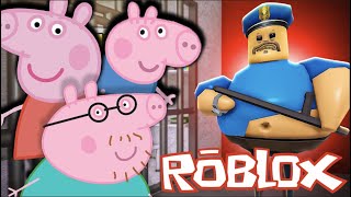 Peppa Pig ESCAPE Barry’s Prison in Roblox [upl. by Ahsinyar259]