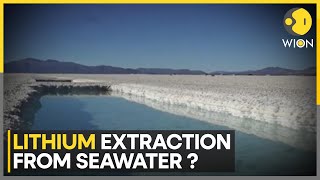 New Technology Extracts Lithium From Seawater  World News  Latest English News  WION [upl. by Ellehsat]