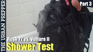 Shower Test Vulture II vs Rush 72 34 by TheUrbanPrepper [upl. by Evvy]