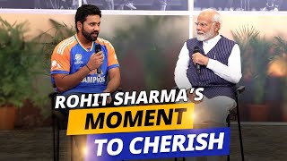 Rohit Sharma shares his winning moment to cherish with PM Modi [upl. by Sito529]