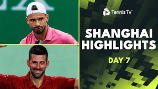 Djokovic vs Cobolli Dimitrov Zverev All Feature  Shanghai 2024 Highlights Day 7 [upl. by Rosco787]