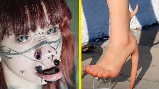 Top 10 Extreme Body Modifications [upl. by Nidla]