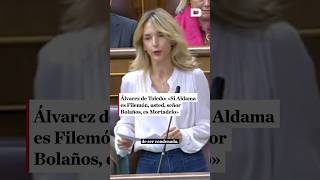 🗣️ Cayetana Álvarez de Toledo «Si Aldama es Filemón usted señor Bolaños es Mortadelo» eldebate [upl. by Odarbil]