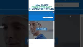 How to use People Web Part in SharePoint Online [upl. by Debo]