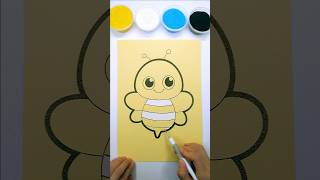 Sand painting bee art sandart shorts coloring kidsart sandpainting [upl. by Akemot176]