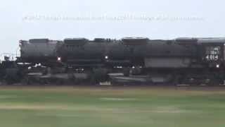 Union Pacific 4014  75mph Time lapse [upl. by Oeht954]