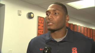 Training Camp Day 19 Terrel Hunt Interview  Syracuse Football [upl. by Einahteb]