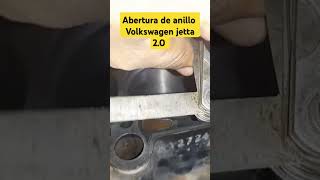 Abertura de anillo volkswagen jetta 20 automobile tallermecanico taller mecania tallermecanico [upl. by Ahoufe808]