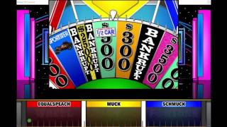 BigJons Wheel of Fortune Game 1 [upl. by Lertnek]