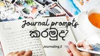 මොකක්ද Journal prompt එකක් කියන්නේ   Journal prompts ideas and examples🤩 Journaling part 2 [upl. by Roots]