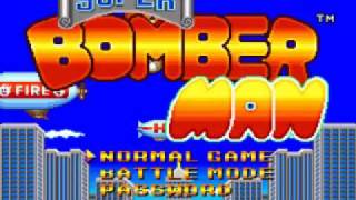 Super Bomberman  Level 1 ost snes [upl. by Yrtsed]