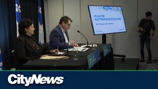 Quebec announces 300M academic catchup plan poststrikes [upl. by Assiluj453]