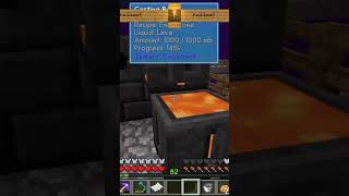 Making Endstone Using a Smeltery in Skyfactory 4 minecraft skyfactory4 tutorial [upl. by Egide629]