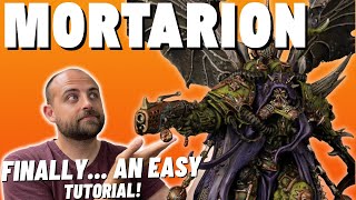 Mortarion Primarch of the Death Guard made easy [upl. by Kacey]