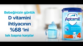 Aptamil Çocuk Devam Sütleri  1 Yaşından Sonra da Bağışıklığını Desteklemeye Devam – D Vitamini [upl. by Pacificia460]