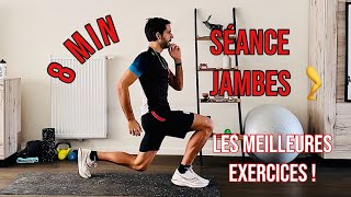 SÉANCE DE JAMBES AVEC LES MEILLEURS EXERCICES EN 8 MINUTES [upl. by Adnolahs130]