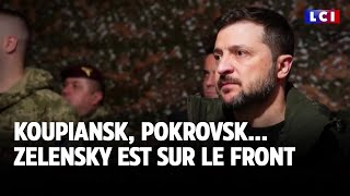 Koupiansk Pokrovsk Zelensky est sur le front ｜LCI [upl. by Aremat]