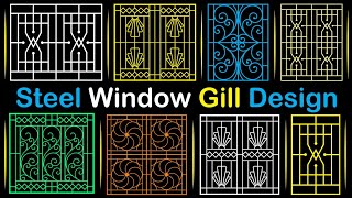 luxury window grill design steel window design bd All Design [upl. by Enitsud]