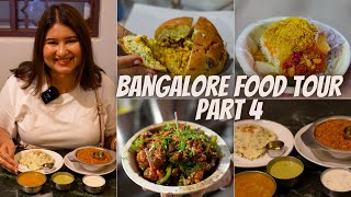 BANGALORE Food Tour Part 4  MTR VV Puram Food Street  4k [upl. by Ferren]