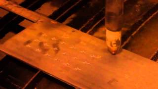 Marking Hole Centers with CNC Plasma [upl. by Odella]