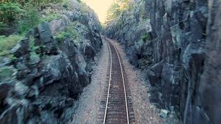 Drone Sess of Rail Road tracks and Willsboro Bay NY on Lake Champlain [upl. by Ahseid]