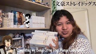 I FINALLY Completed My Bungo Stray Dogs Manga Collection [upl. by Anivla]