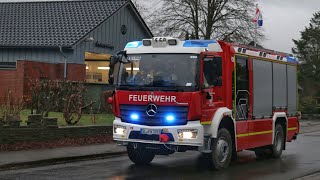 Alarmierung  Anfahrt  Ausrücken  HLF 10  TSFW  Feuerwehr Neuberend [upl. by Reteid865]