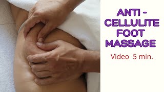 Do an anti cellulite massage on the legs [upl. by Noel809]