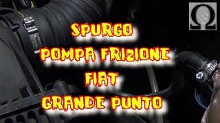 Tutorial spurgo frizione Fiat Grande Punto [upl. by Lorna147]