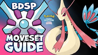 How to use MILOTIC MILOTIC Moveset Guide Pokemon Brilliant Diamond and Shining Pearl [upl. by Zysk698]