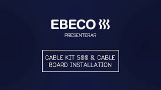 Cable Kit 500 amp Cable Board installation Se [upl. by Cirdes]