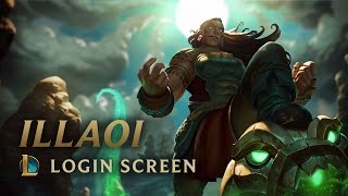 Illaoi the Kraken Priestess  Login Screen  League of Legends [upl. by Rinum]