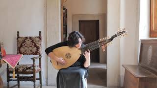 J S Bach  Lute Suite in E Major BWV 1006a  Evangelina Mascardi Baroque Lute [upl. by Ahserb]