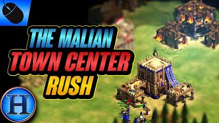 The Malian TOWN CENTER RUSH  AoE2 [upl. by Aleuqahs27]