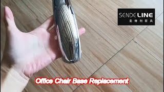 Electroplated Office Swivel Chair Base Five Star Foot Dia 700 640 600 560 520mm [upl. by Nagle989]