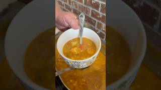 Shrimp and Corn Soup cooking cookingfood shrimp soup louisiana [upl. by Kuehnel663]