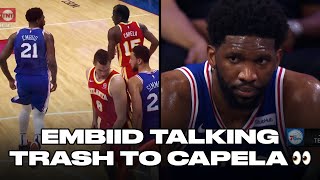 Joel Embiid Gets Technical Foul After Ben Simmons Poster Dunk [upl. by Ailana]