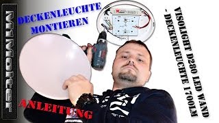 Lampe anschließen Anleitung  Deckenleuchte Montieren [upl. by Ddarb478]